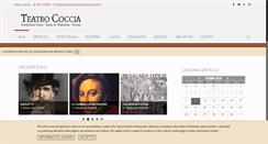 Desktop Screenshot of fondazioneteatrococcia.it